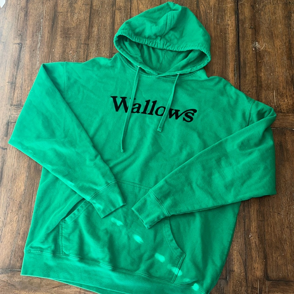 Wallows Hoodie Adult XL Green Band North American Tour 2022 Pullover Music